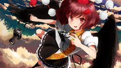 Clouds wings hats Brushes flying red eyes Cameras skirts blush 