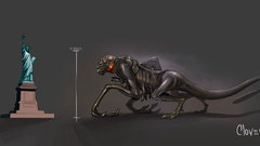 Cloverfield looking Art