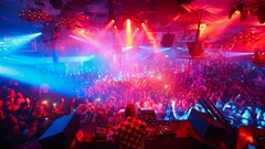 Clubs Music crowds lights