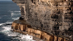 Coastline tasman peninsula tasmania