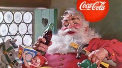 Coca-cola santa claus advertisement