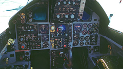 Cockpit Eagles planes