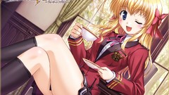 Coffee Anime anime girls wink sendou erika ecchi fortune 