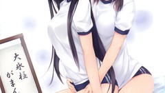 Coffee Anime anime girls yuri gym gym uniforms Shiramine Rika 