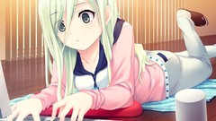 Coffee anime girls game cg coffee-kizoku Cure Girl Kagamihara 