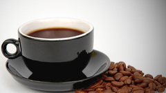 Coffee cup delicious beans aromate