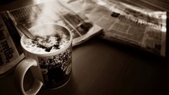 Coffee newspapers