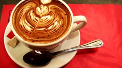 Coffee spoons coffee cups