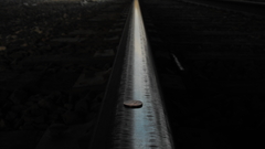 Coins railroad tracks