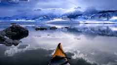 Cold weather kayaking