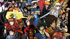 Collage Anime Super Mario TV Resident Evil X-Men Garfield The 