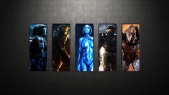 Collage halo halo reach halo wars video games bungie master 