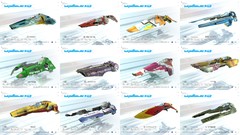 Collage science fiction fan art video games futuristic Wipeout 