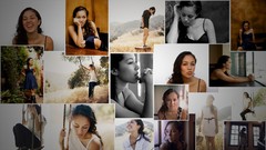 Collage woman artist singers Kina Grannis