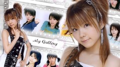 Collage woman Japanese Celebrity asians brunettes singers bangs 