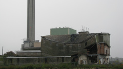 Collapsed building also just