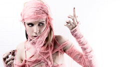 Color Gummy girl pink