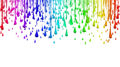 Color spectrum rain white