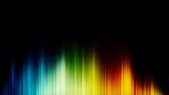 colorful audio spectrum rainbows abstract digital art shapes