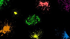 Colors backgrounds spots multicolor digital art artistic