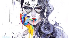 Colors faces drawings deviantart Janus geno