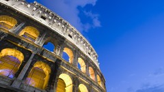 Colosseum dusk Rome Italy