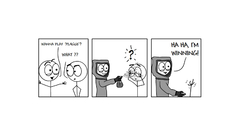 Comic strip Not From