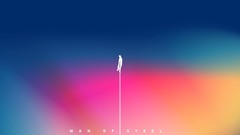 Comics colors minimalistic Man of Steel Man of Steel (movie)