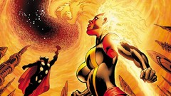Comics flames thor phoenix Ms. Marvel Secret Avengers