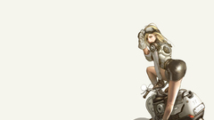 Comics girls Simple Background