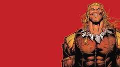 Comics red background Sabretooth Chris Bachalo