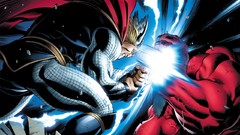 Comics smash thor Red Hulk marvel comics