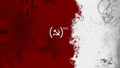 Communism red wall Men