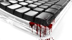 Computers blood mac keyboards