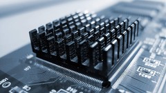 Computers electronics macro Chips