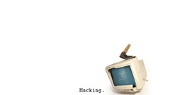 Computers hacking Simple Background