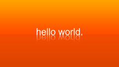 Computers orange geek programming