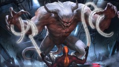 Concept art battles artwork marvel comics Wendigo
