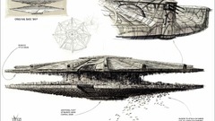 Concept art battlestar galactica cylon basestar