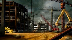 Concept art industrial plants