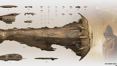 Concept art starship eve