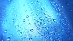 Condensation rain on glass