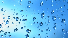 Condensation rain on glass