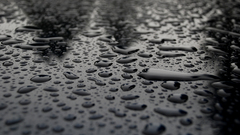 Condensation rain on glass