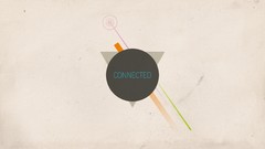 Connection circles shapes minimalistic Simple Background