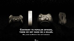 consoles video games controllers Typography monochrome humor Wii
