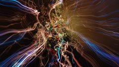 Contributions light effects abstract