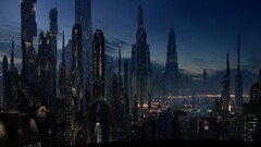 Coruscant star wars science fiction futuristic futuristic city