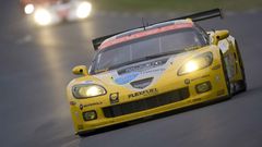 Corvette racing at midpoint
