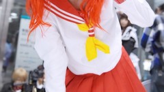 Cosplay models school uniforms